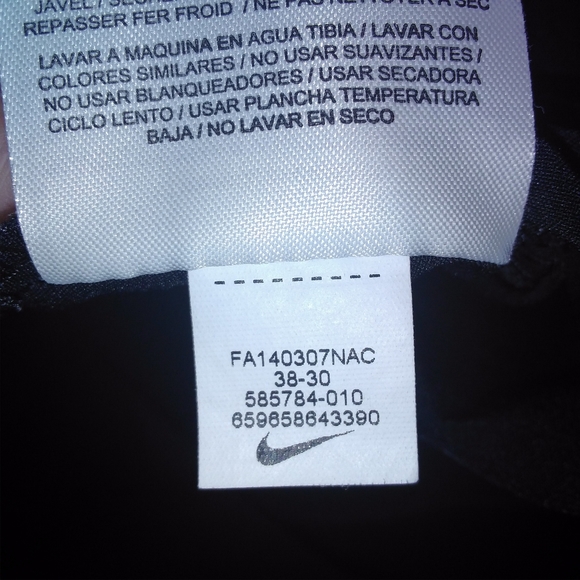 Tiger Woods Collection Nike Collab Sweat Wicking Black Slacks Pants - Picture 10 of 14